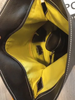 Bolso Lupo Negro Piel