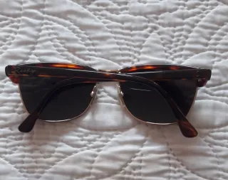 Gafas de sol Risky marrones y doradas