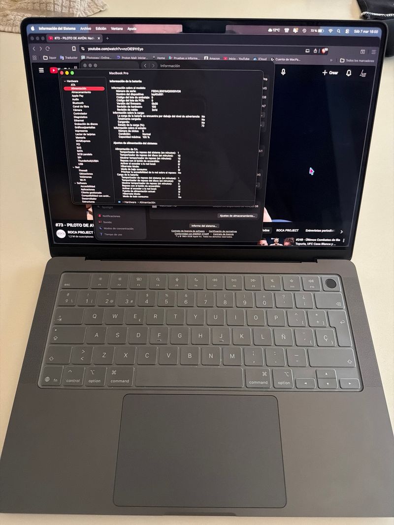 MacBook Pro M5, 14” 512GB/16GB Gris Espacial afbeelding 5