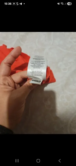 Camiseta Ralph Lauren Talla 10 Años rosa