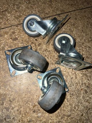 Ruedas para soporte (4 unidades)