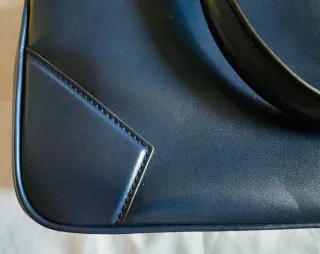 Bolso Montblanc Meisterstück Mediano Azul, 1600€