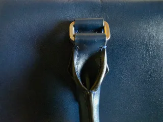 Bolso Montblanc Meisterstück Mediano Azul, 1600€