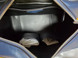 Bolso Montblanc Meisterstück Mediano Azul, 1600€