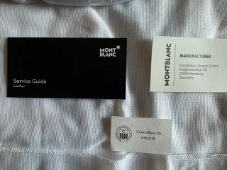 Bolso Montblanc Meisterstück Mediano Azul, 1600€