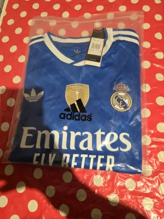 Maglietta calcio Real Madrid Adidas Blu