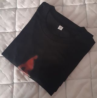 Camiseta Negra - "Estrella Roja" Talla XXXL