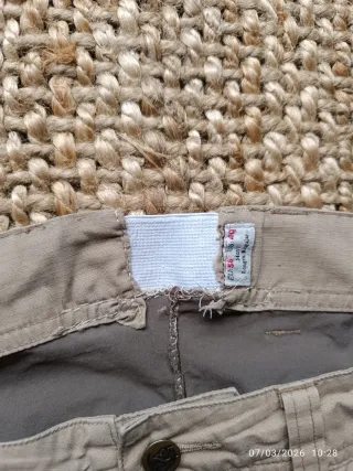 Pantalones Fjällräven Abisko Lite Trekking Beige