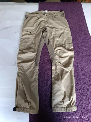 Pantalones Fjällräven Abisko Lite Trekking Beige