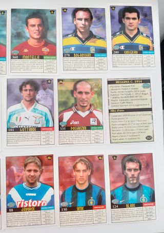 Figurine Calciatori Cards Mundicromo 2001