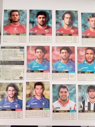 Figurine Calciatori Cards Mundicromo 2001