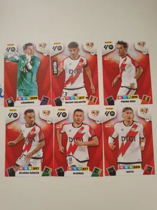 Cartas Adrenalyn 2025/26 Rayo Vallecano