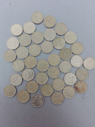 39 Monedas de 5 Pesetas