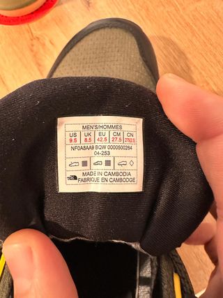 Zapatillas The North Face Nuevas Talla 42.5