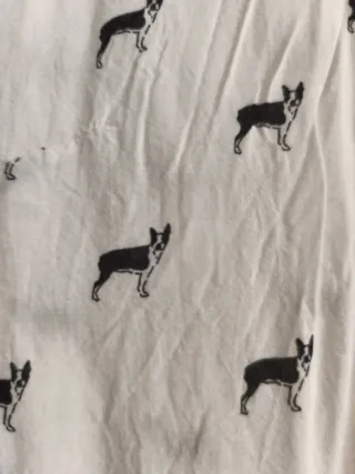 Camisa Mango Estampado Perros