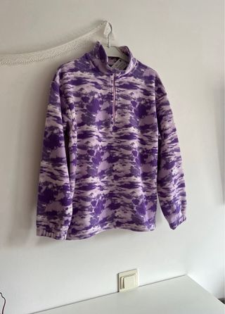 Forro polar mujer estampado