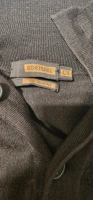 Cárdigan Cortefiel Marrón Hombre