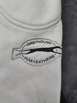 Chaqueta Moto FLM Negra Roja Blanca xxl