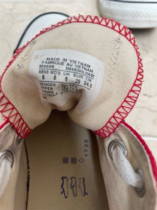 Zapatillas Converse All Star Rojas