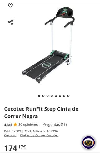 Cinta de correr Cecotec runfit step