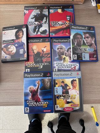 Colección Pro Evolution Soccer PS2