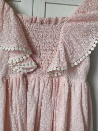 Vestido ceremonia niña rosa