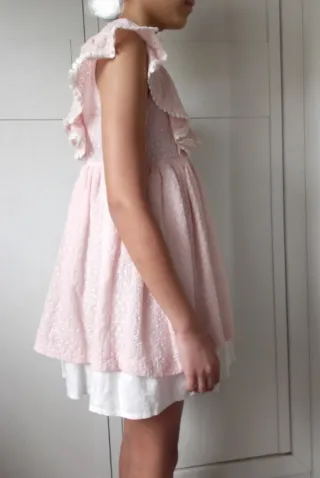 Vestido ceremonia niña rosa