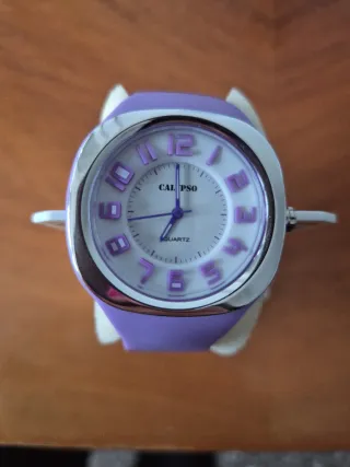 Reloj Calypso Mujer Lila Correa Silicona