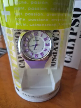 Reloj Calypso Mujer Lila Correa Silicona