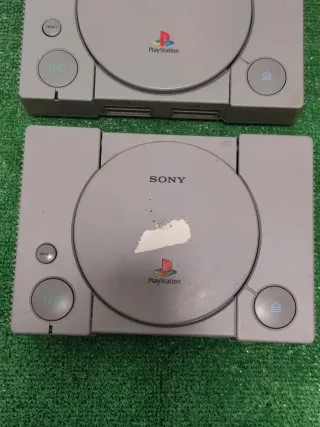 Lotto 2 PlayStation 1 PS1 Sony Grigio