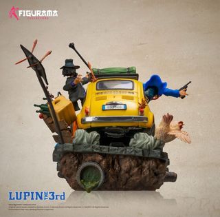 Figurama Lupin the 3rd Lupin Jigen & Fujiko Statue