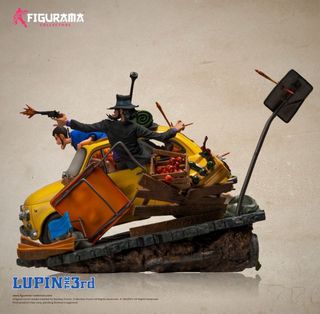 Figurama Lupin the 3rd Lupin Jigen & Fujiko Statue