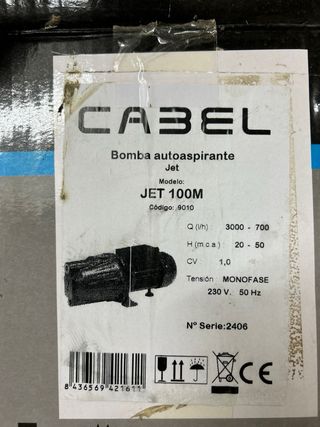 Bomba autoaspirante PYD electrobombas