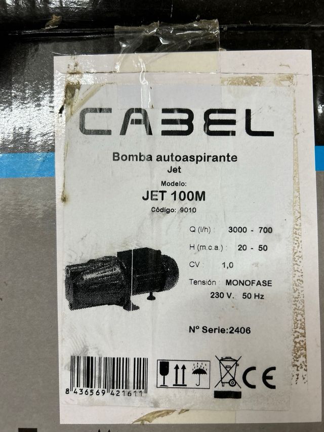 Bomba autoaspirante PYD electrobombas