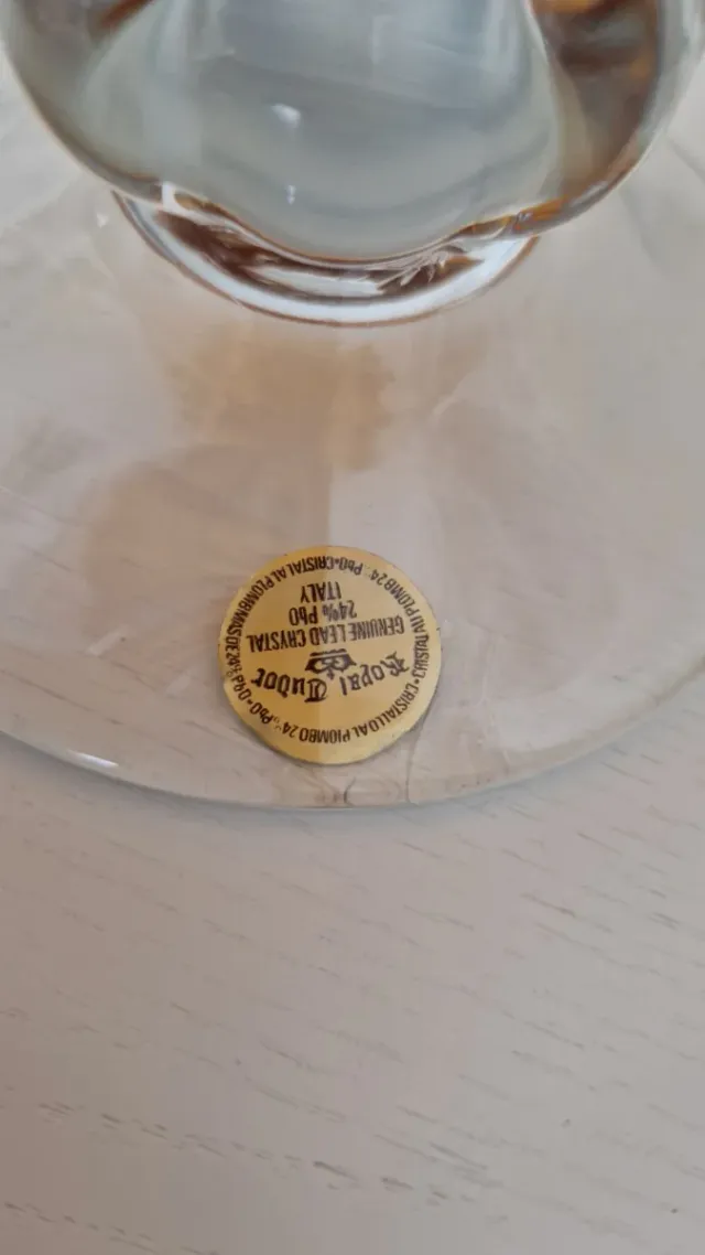 Caraffa decanter ambrato in murano