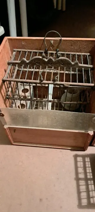 Jaula Jilguero Percha