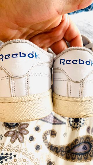Zapatillas Reebok Blancas y Beige