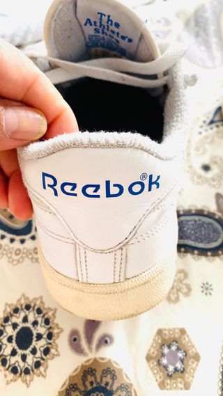 Zapatillas Reebok Blancas y Beige