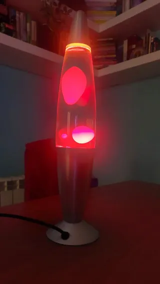 Lámpara de lava roja 41cm