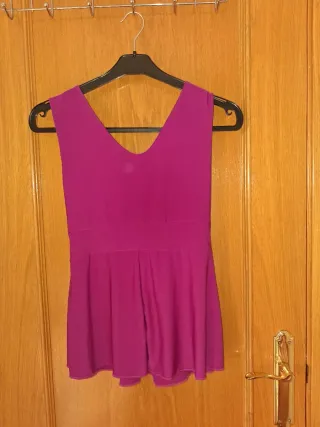 Top buganvilla escote pico talla 36 a 42