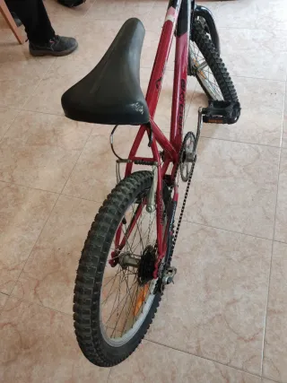 Bicicleta BMX infantil roja