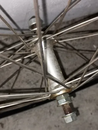 Rueda 559 bicicleta ,nueva aluminio ,radios inox