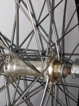 Rueda 559 bicicleta ,nueva aluminio ,radios inox