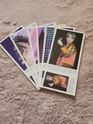 K-Pop postcards BTS