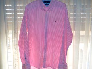Camisa Tommy Hilfiger Rosa Talla M Grande