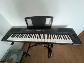 Teclado Yamaha Piaggero NP-V80 + Soporte + Pedal