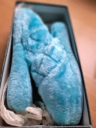 Zapatillas de estar por casa azules