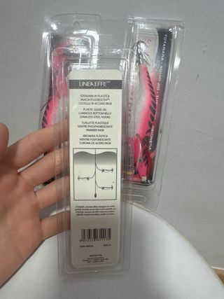 Lote 3 señuelos pesca calamar Luminos