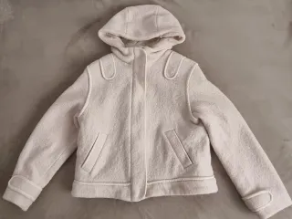 Abrigo Zara niña 13-14 años borreguito con capucha