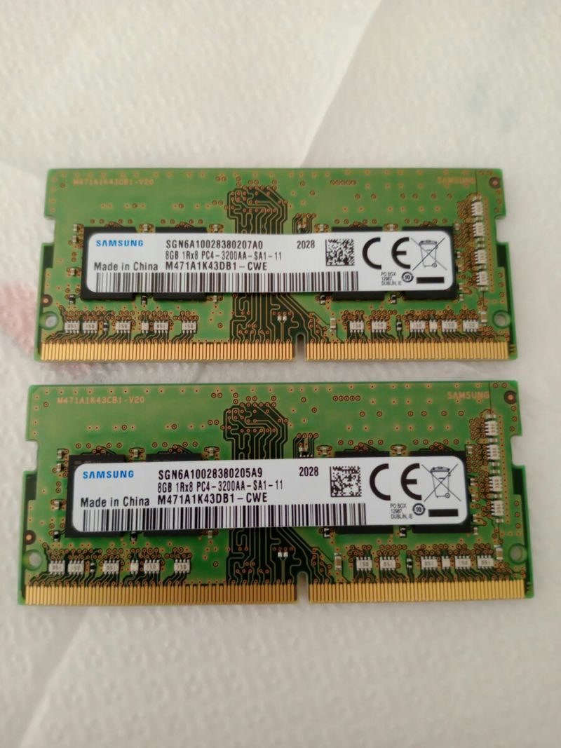2x8GB DDR4 Portátil Samsung